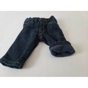 Old Navy Baby Fleece-Lined Denim Jeans 3-6 months